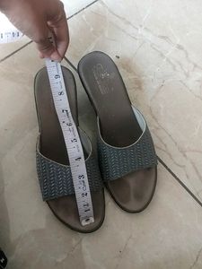 Grey Silver Heels