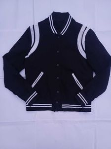 🔥Black &amp; White Varsity Jacket(L-23 b-18)