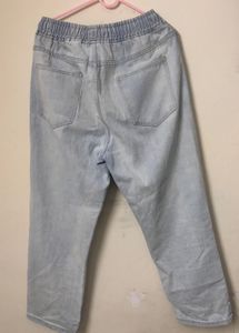 Light Wash Denim Joggers