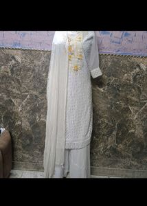 Kurta Plazoo Set Chiken Kari Dizine