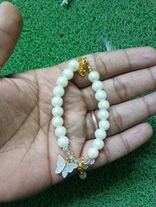 Butterfly Pendant Necklace And Bracelet