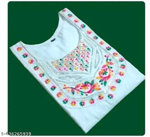 Embroidered Kurti Top( Size L)