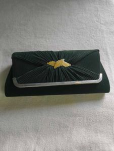 Vintage Dark Green Clutch