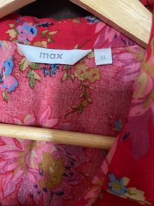 Red Floral Shirt Dress from Max(xl)