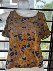 Floral Top with Text