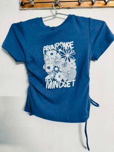 Blue Abundance Mindset Tee