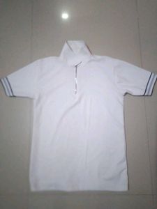 Casual White Polo Shirt