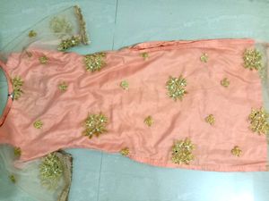 beautiful net kurti stitch by myself