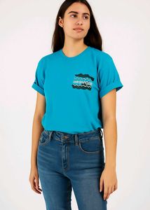 Teal Singapore Graphic T-Shirt | Short Sleeve Tee