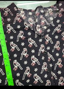 Bird Print Top