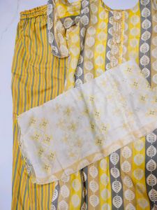 Yellow Mustard Suit Set