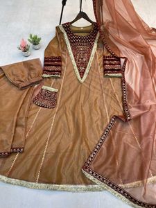 NEW DESIGNER STYLE  KALI SUIT PANT WITH DUPATTA
