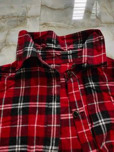 Red Plaid Flannel Shirt