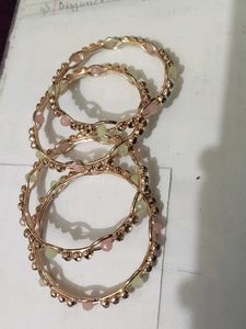 Rose Gold Artificial Bangles