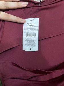 Shein Bold Strapless Front Cut-Out Dress