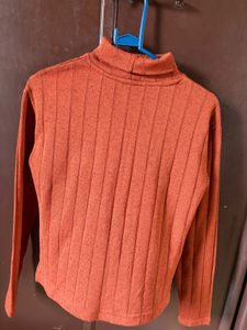High Neck Full Sleeves Top