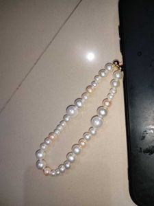 Pearl Phone Charm - Elegant Accessory