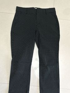 Formal Trousers Black With White Polka Dots