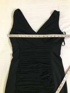 Black Ruched Bodycon Bust 32