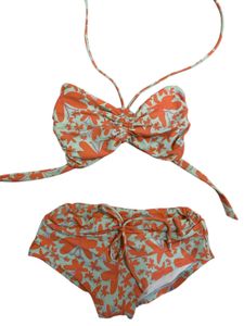 Floral Tie up Bikini Set