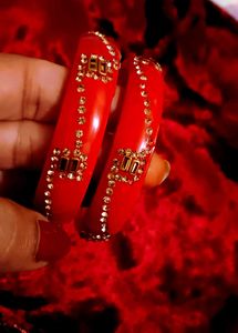 Blood Red New Bangles For Any Occasion