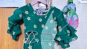 Party Frock - Double Lining Long Froc