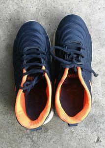 Navy and Orange Athletic Shoes