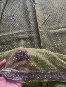 Cutdana Work Heavy Saree