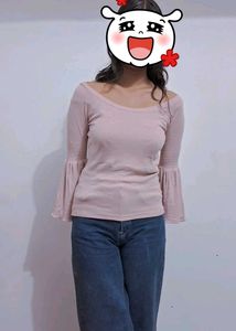 Pink Bell Sleeve Top 🪷