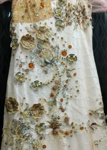 Elegant Ethnic Gown With Long Tail
