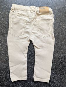 Original Zara Baby Boy Beige Jeans (9-12 Months)