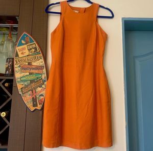 MANGO Chic Orange Mini Dress