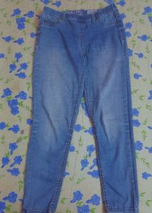 Pull-On Denim Jeans