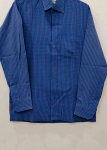 Blue Checked Formal Shirt