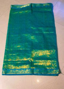 Beautiful Full Shining Pure Silk Saree