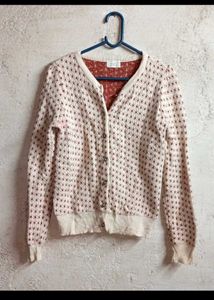 Patterned Knit Cardigan