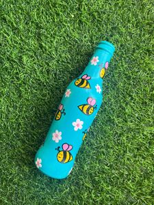 Hand-Painted Bee flower Vase