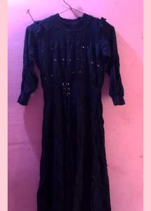 Elegant Navy Blue Dress