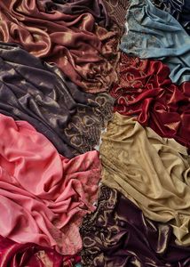 🌸New shade heavy chifon shimmer pallu handwork +