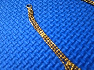 Chain Gold Colored Necklace Set