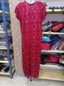 Elegant Plaid Nightgown
