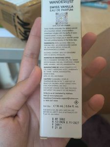 Wanderlust Swiss Vanilla Perfume