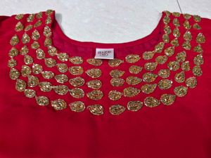 Elegant Red Gown