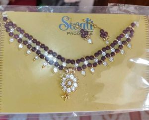 Beaded Necklace & Earring Set