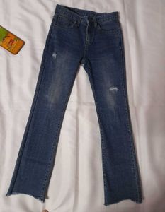 Blue Straight Fit Jean 👖 💙