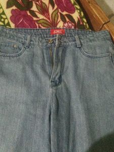 Wide Leg Denim Jeans