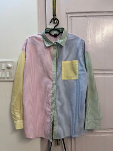 SHEIN Multi color Striped shirt