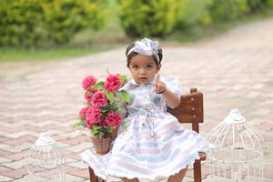 Adorable Striped Baby Dress