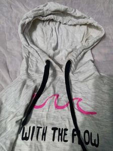 aesthetic y2k grey crop hoodie / jacket 🎀✨