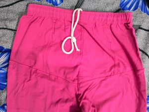 Rose Pink Ankle Length Leggings